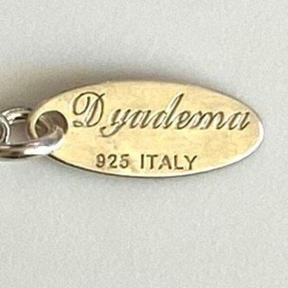 AAT Vintage Dyadema Italian Sterling 925 Silver Necklace adjustable 16-18” - Picture 6 of 13